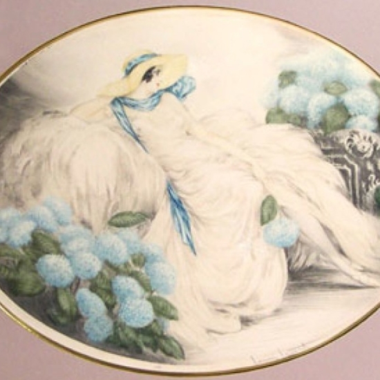 ルイ・イカールの絵画作品　タイトルは、紫陽花　 Hydrangeas